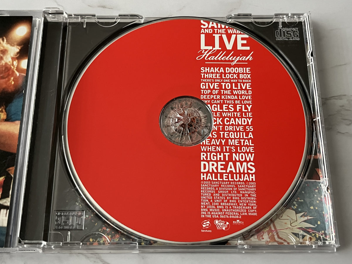 Sammy Hagar – Live Hallelujah (2003) [ORIGINAL USA PRESS]