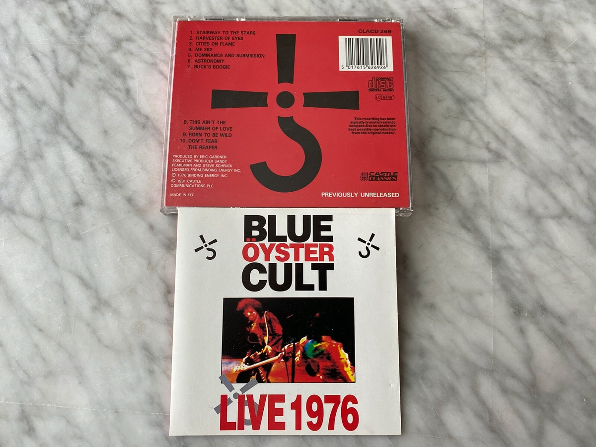 Blue Oyster Cult – Live 1976 (1991) [UK PRESS]