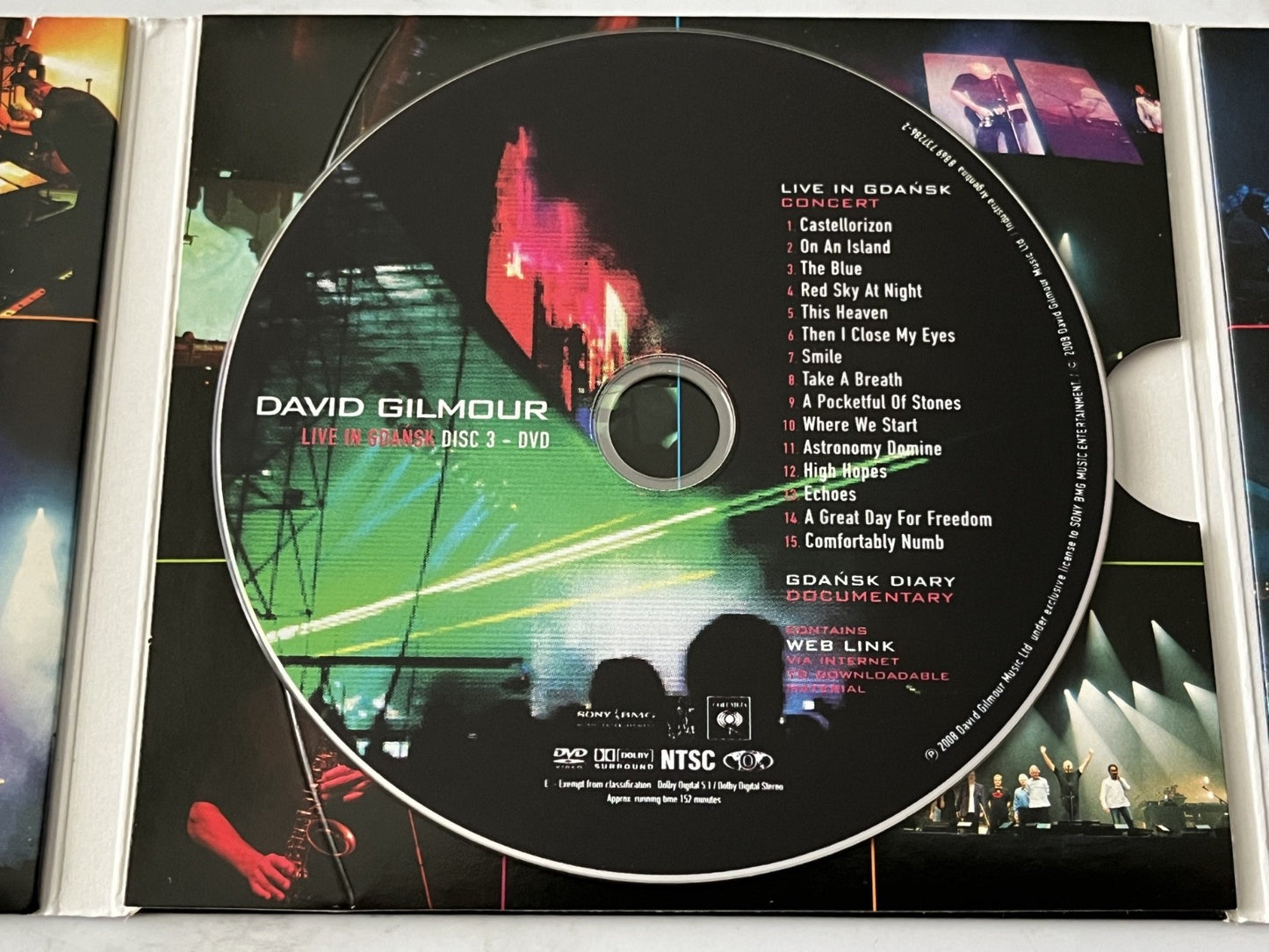 David Gilmour – Live In Gdansk (Digipak, CD/DVD) (2008)