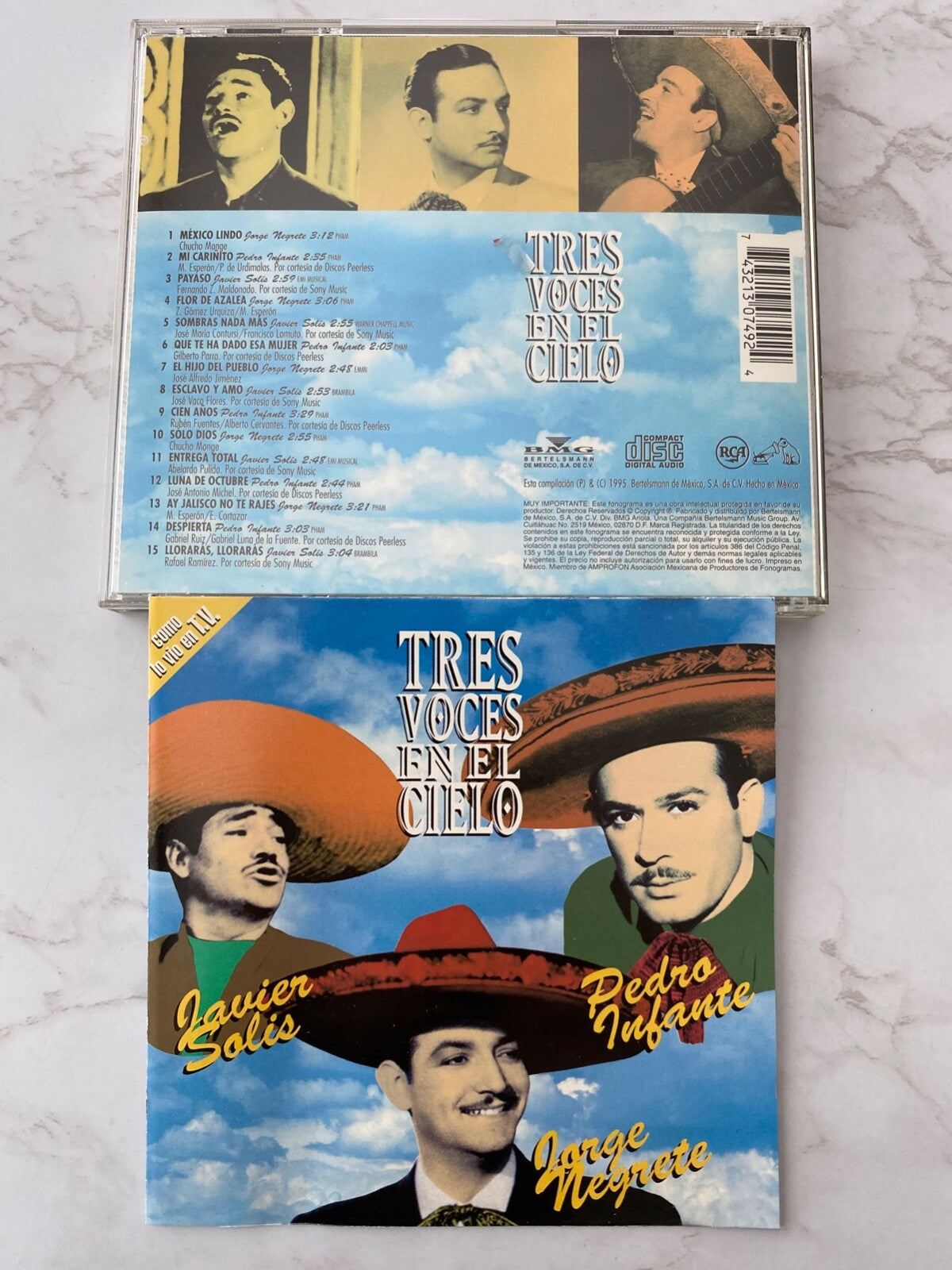 Tres Voces En El Cielo Solis, Negrete, Infante (1995) [ORIGINAL MEXICO PRESS]