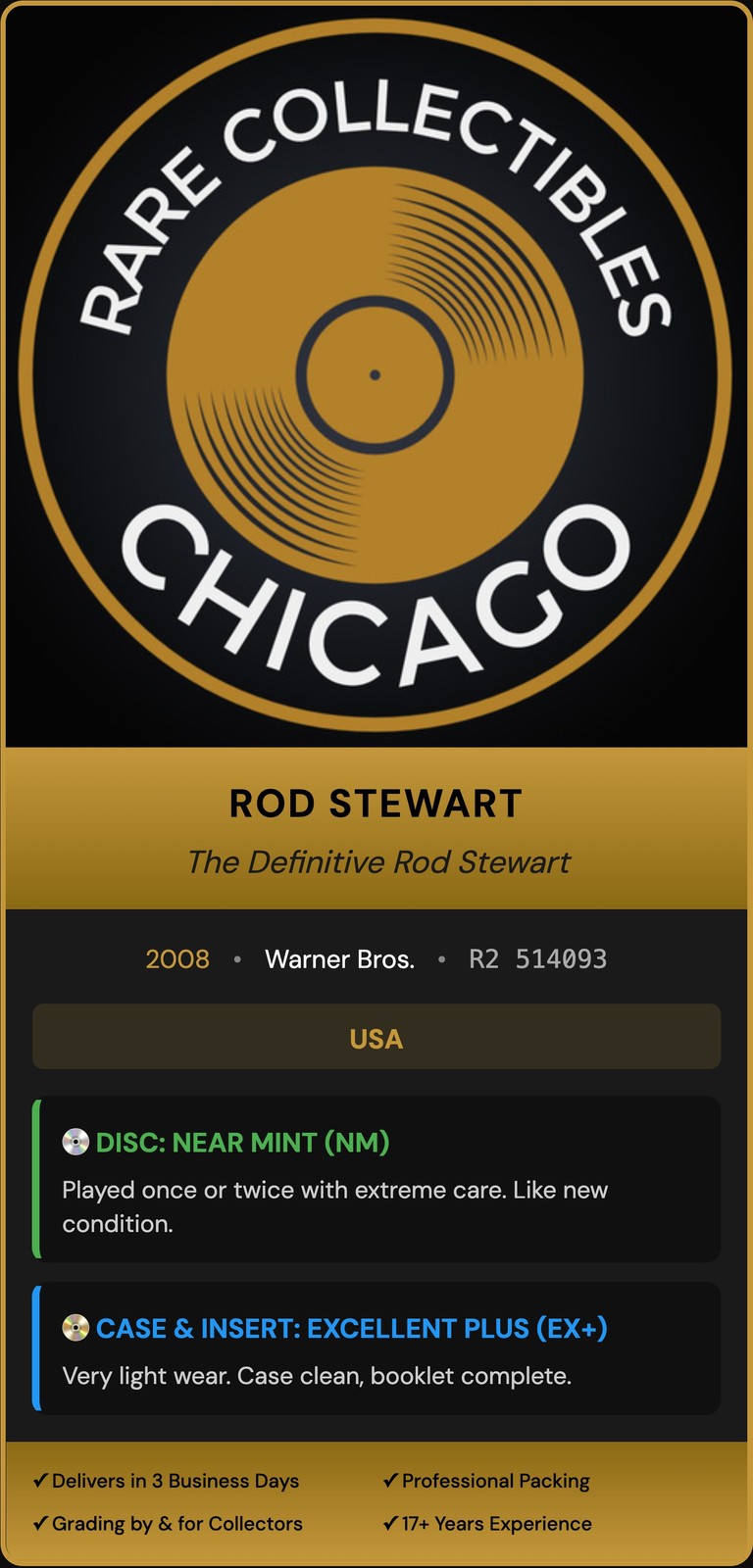 Rod Stewart – The Definitive (2008) [ORIGINAL USA PRESS]