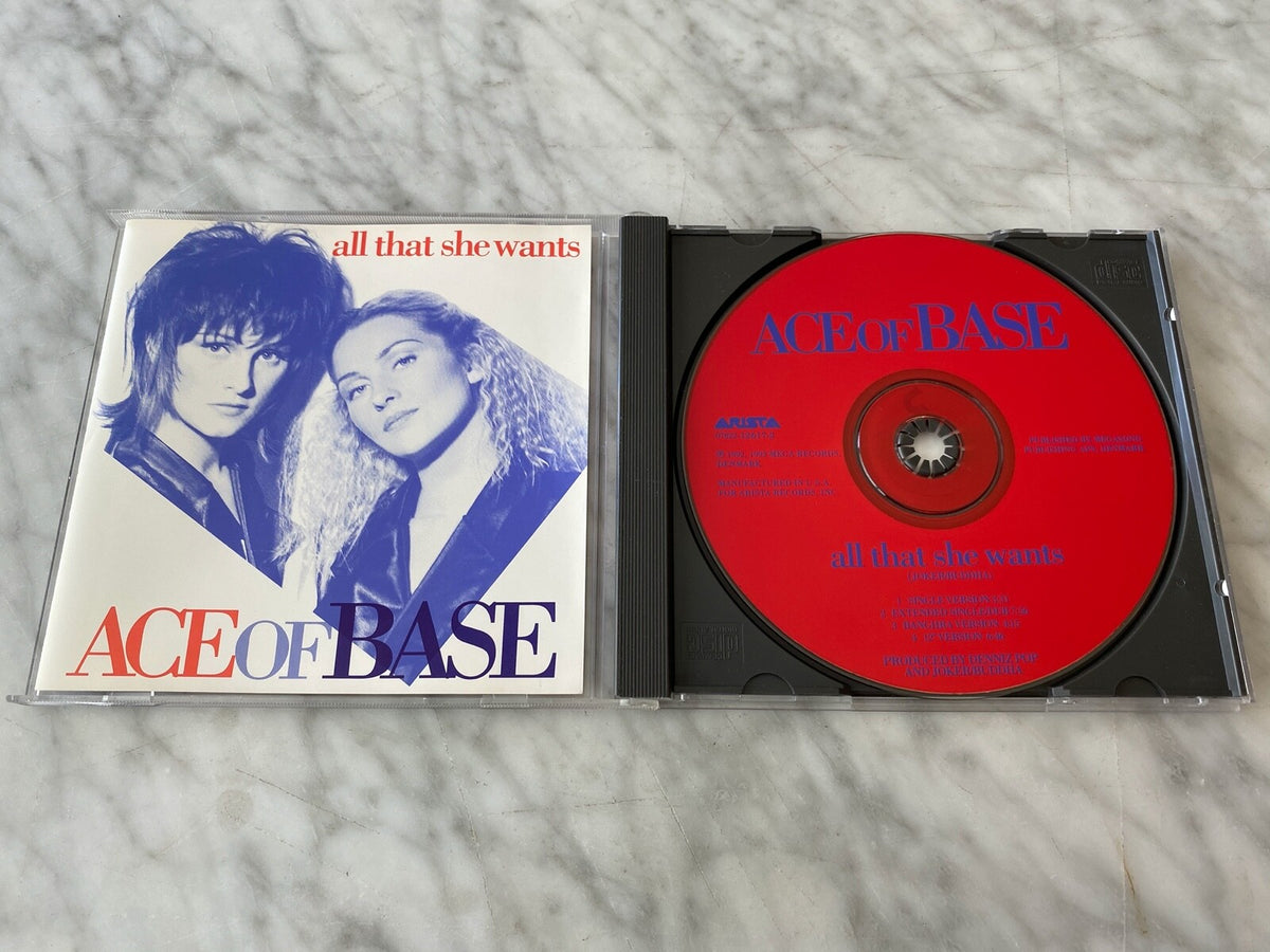 Ace of Base – All That She Wants (Maxi Single) (1993) [ORIGINAL USA PRESS]