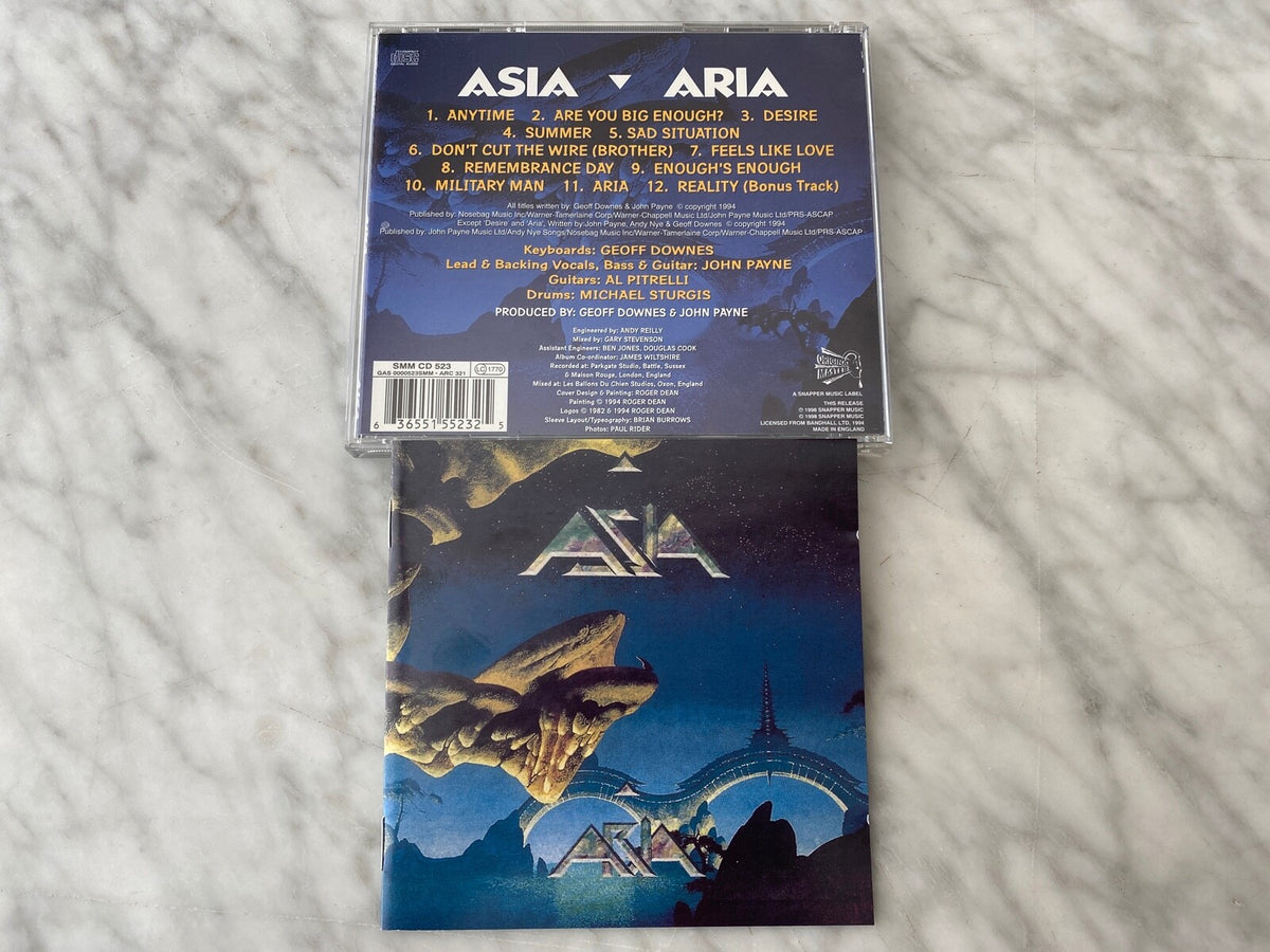 Asia – Aria (1998) [UK PRESS]