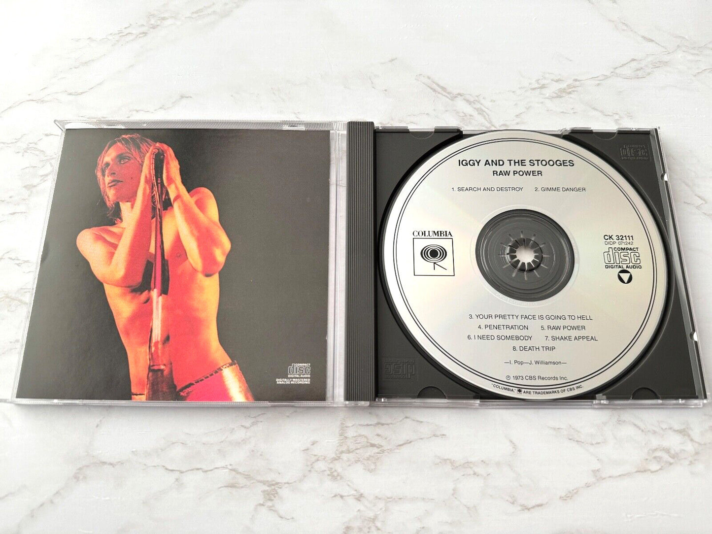 Iggy And The Stooges, Iggy Pop – Raw Power (1988) [ORIGINAL USA PRESS]