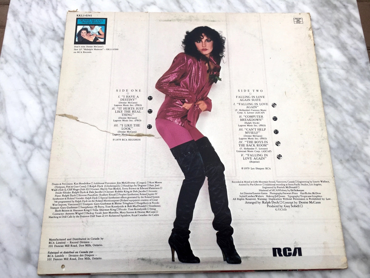 Denise McCann I Have A Destiny LP SIGNED! 1979 RCA AUTOGRAPHED! EXCELLENT RARE!