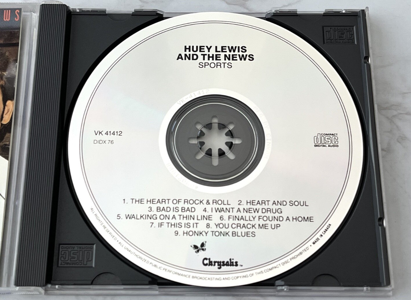 Huey Lewis And The News – Sports (1989) [CANADA PRESS]