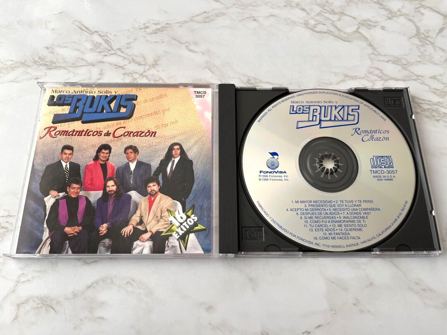 Los Bukis, Marco Antonio Solis – Y Los Bukis Romanticos De Corazon (1996) [ORIGINAL USA PRESS]