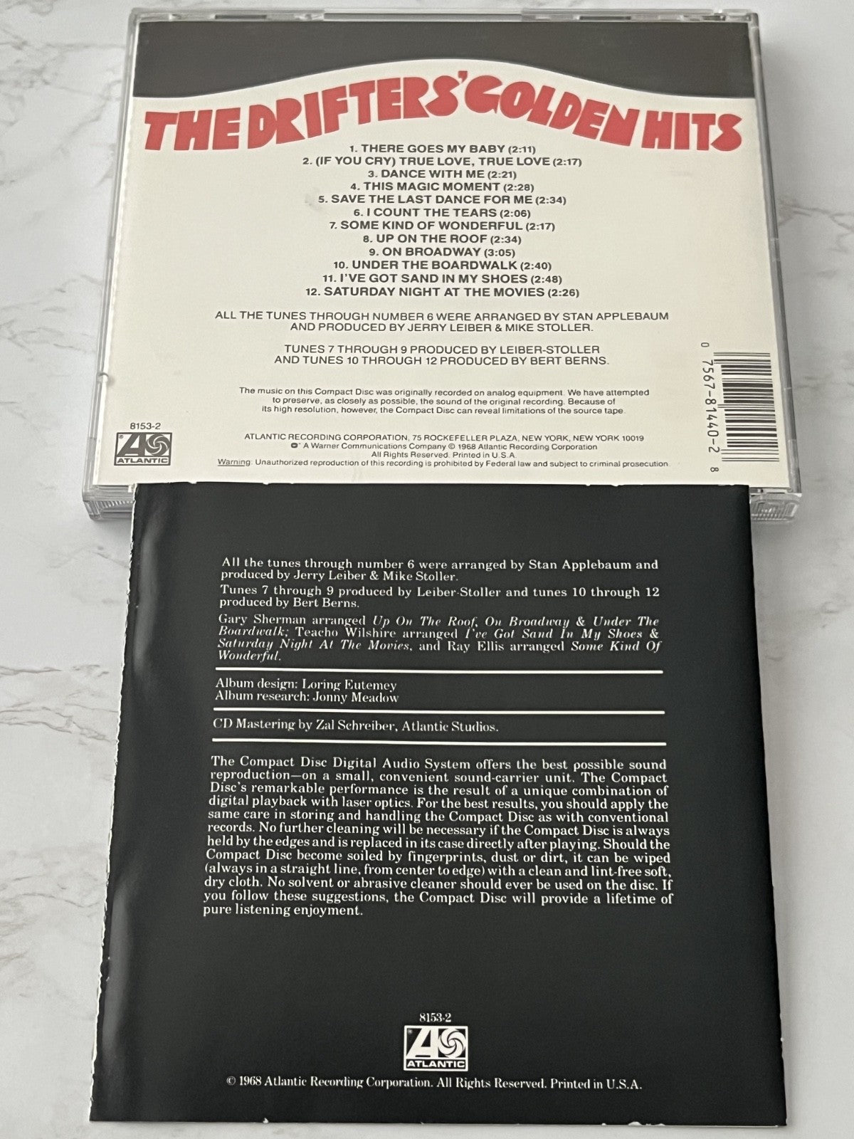 The Drifters – Golden Hits (1996) [ORIGINAL USA PRESS]