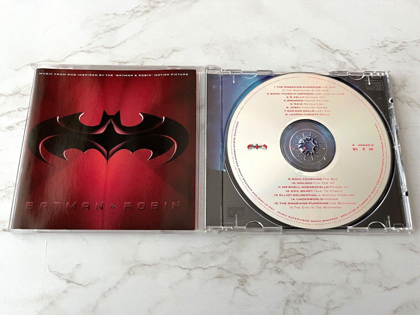 Bone Thugs-N-Harmony, Goo Goo Dolls, Jewel, R. Kelly, R.E.M., The Smashing Pumpkins, Various – Batman & Robin Music From The Motion Picture (1997)