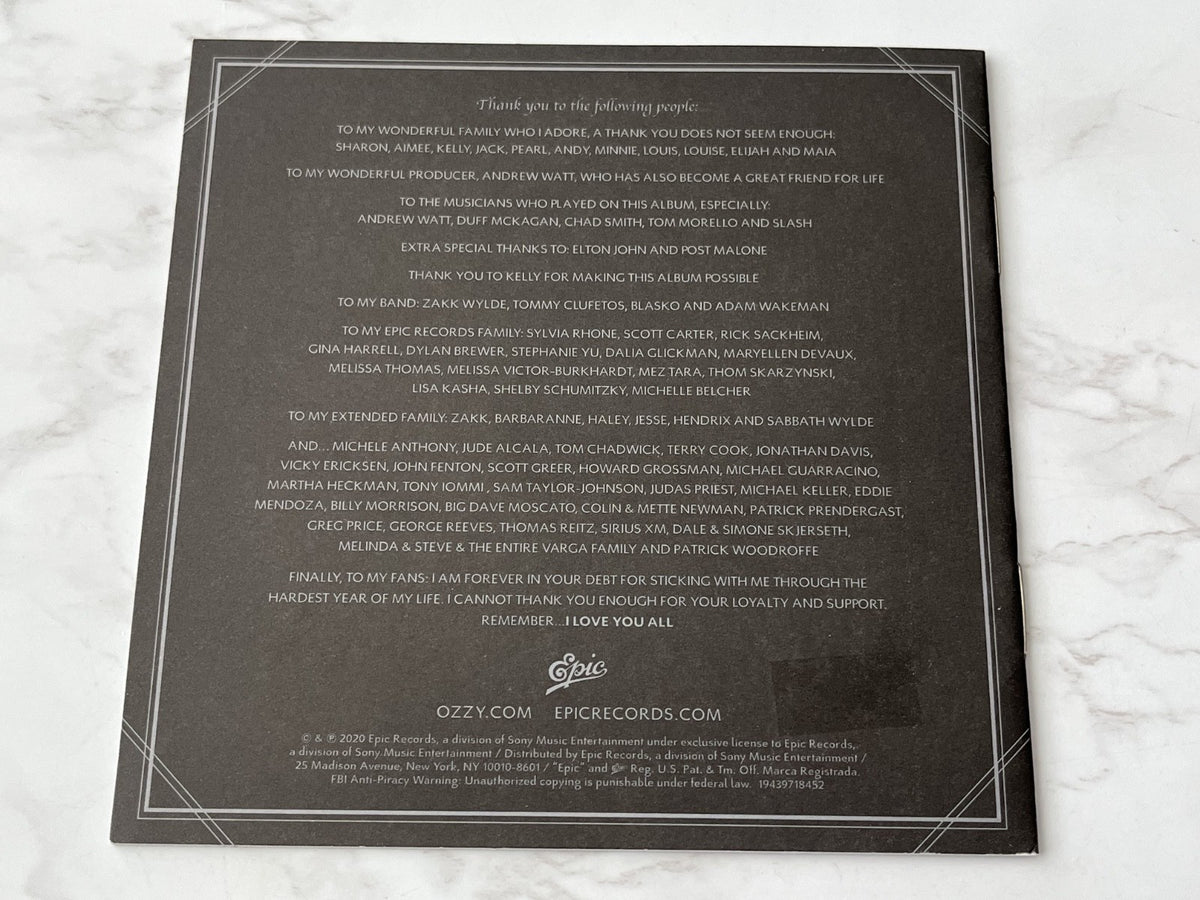 Ozzy Osbourne – Ordinary Man (Signed, Deluxe Edition, Digipak) (2020)