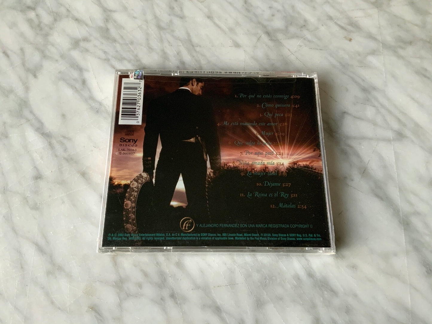 Alejandro Fernandez – Niña Amada Mia (2003) [ORIGINAL USA PRESS]