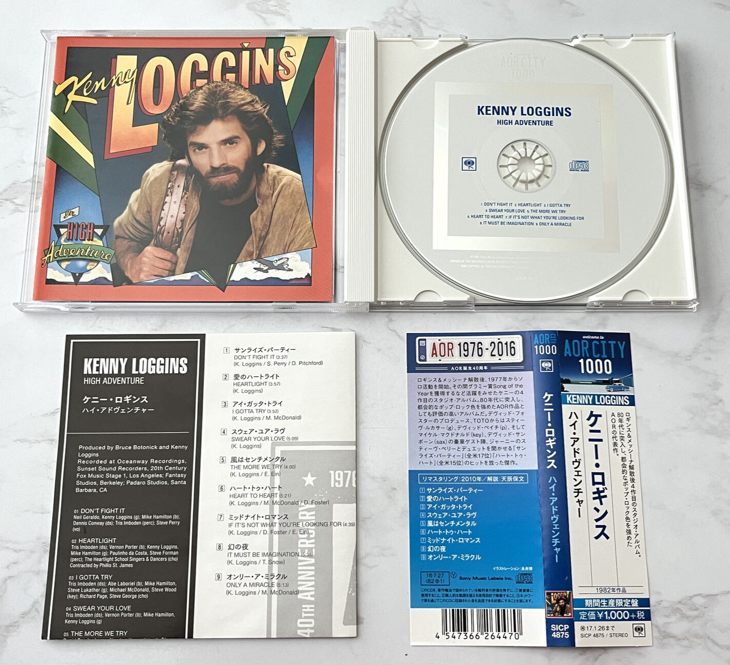 Kenny Loggins – High Adventure (Numbered, OBI) (2016)