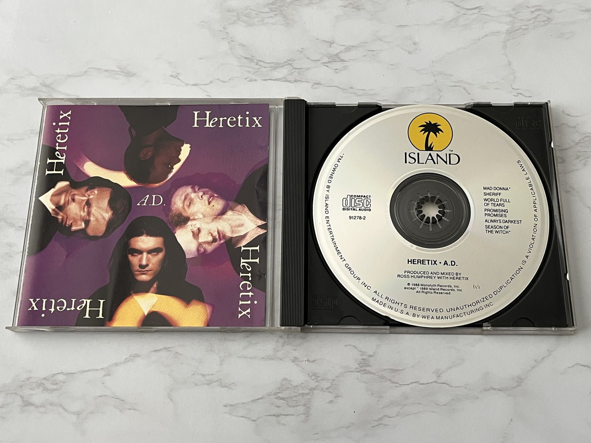 Heretix – A.d. (EP) (1989) [ORIGINAL USA PRESS]