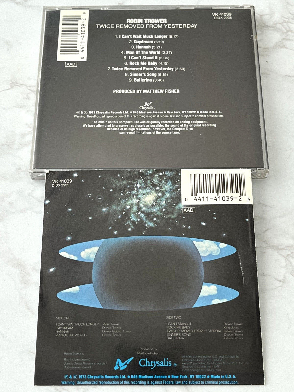 Robin Trower – Twice Removed From Yesterday [DADC PRESS]