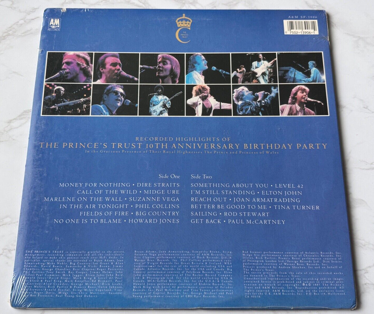 The Prince's Trust 10th Anniversary Birthday Party LP SEALED! 1987 McCartney NEW