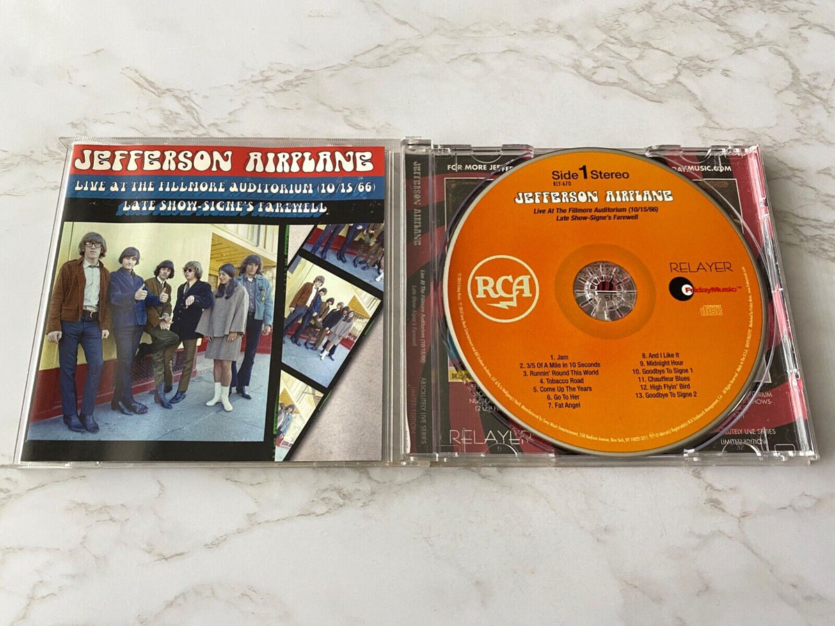 Jefferson Airplane – Live At The Fillmore Auditorium Late Show Signe's Farewell (2014)