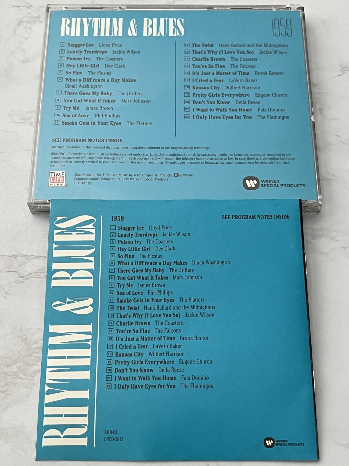 Jackie Wilson, The Coasters, Various, Dee Clark – Time Life Music Rhythm And Blues 1959 (1990)