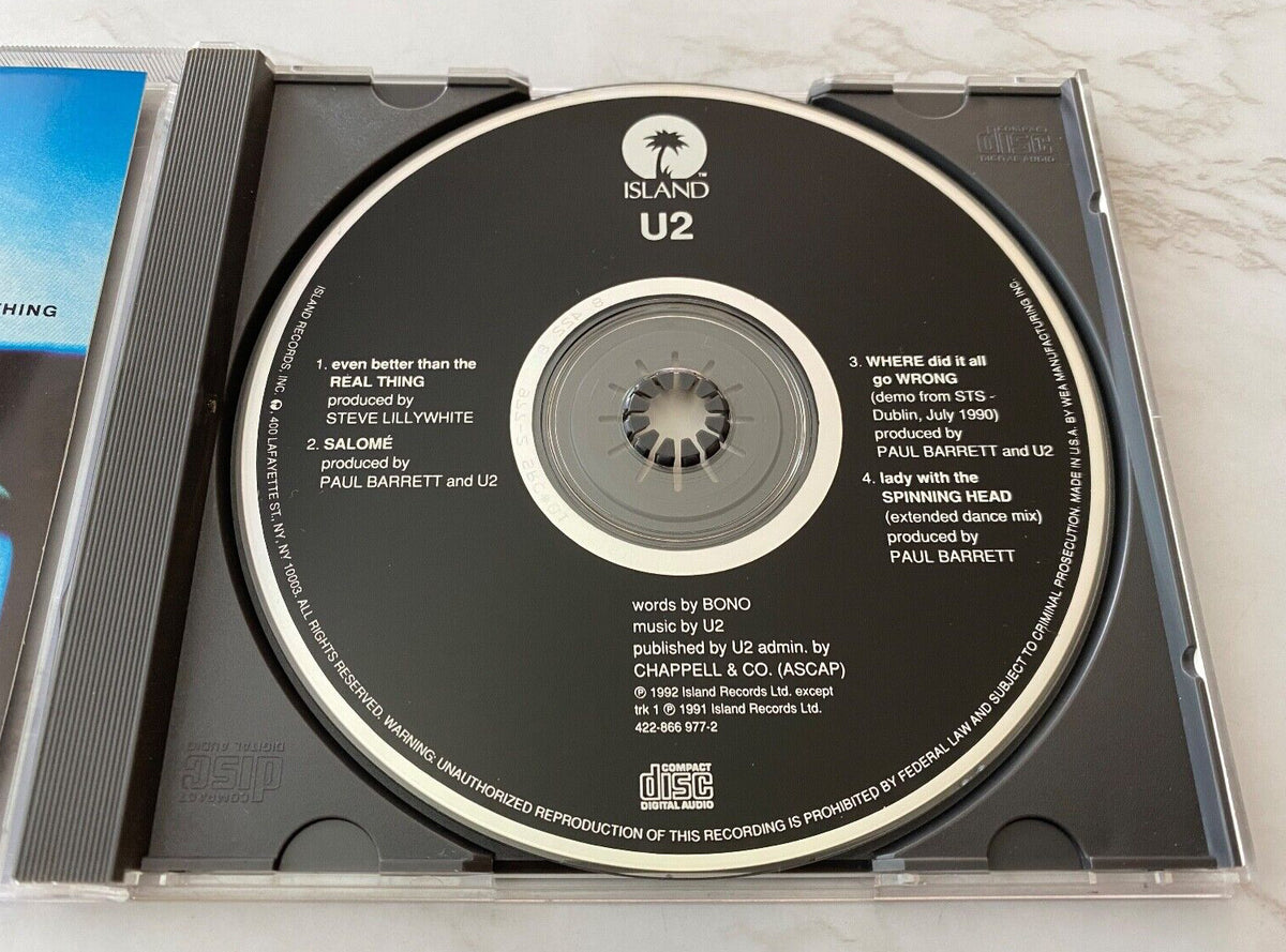 U2 – Even Better Than The Real Thing (1992)