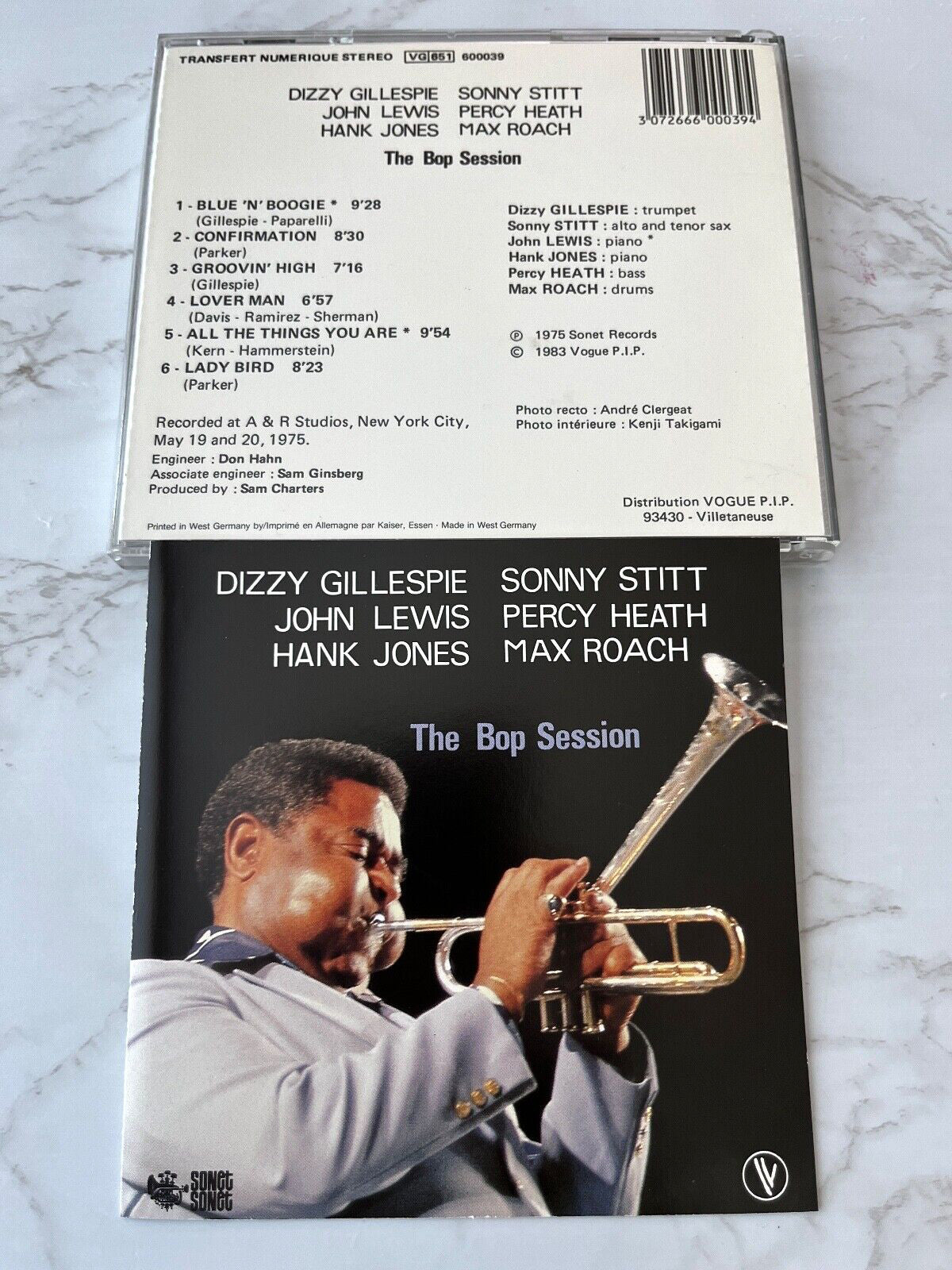 Dizzy Gillespie, Hank Jones, John Lewis, Percy Heath, Sonny Stitt – Lewis The Bop Session (1983) [W GERMANY TARGET ERA]