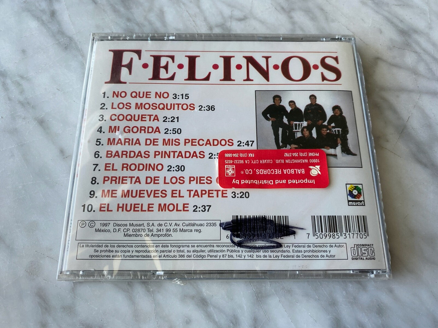 Felinos – No Que No (1997) [ORIGINAL MEXICO PRESS]