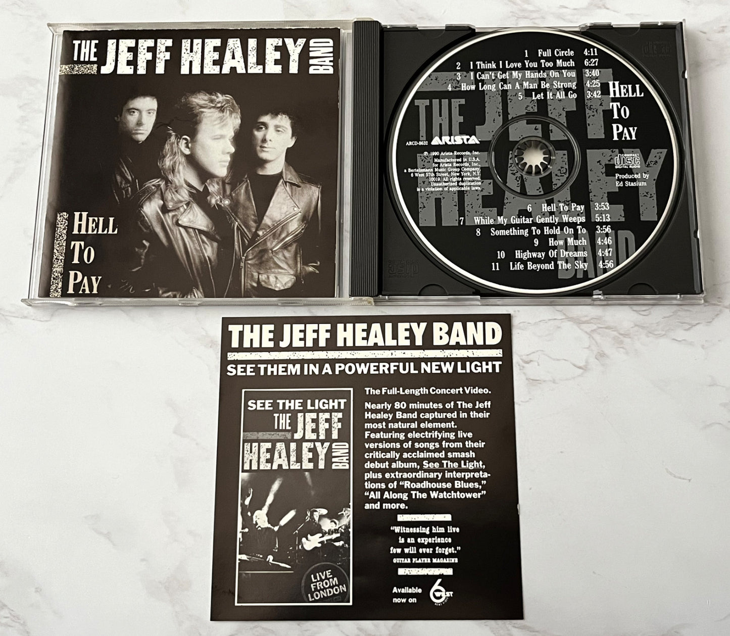 Jeff Healey – The Jeff Healey Band Hell To Pay (1990) [ORIGINAL USA PRESS]