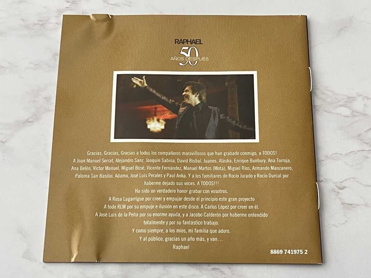 Raphael – 50 Años Después (2008) [ORIGINAL USA PRESS]