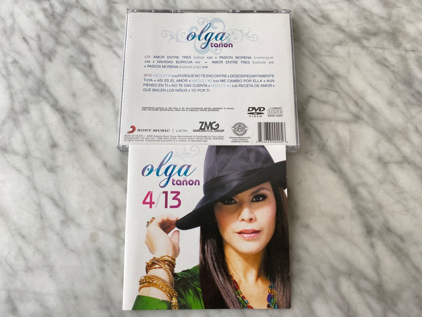 Olga Tañon – 4/13 (CD/DVD) (2009) [ORIGINAL USA PRESS]