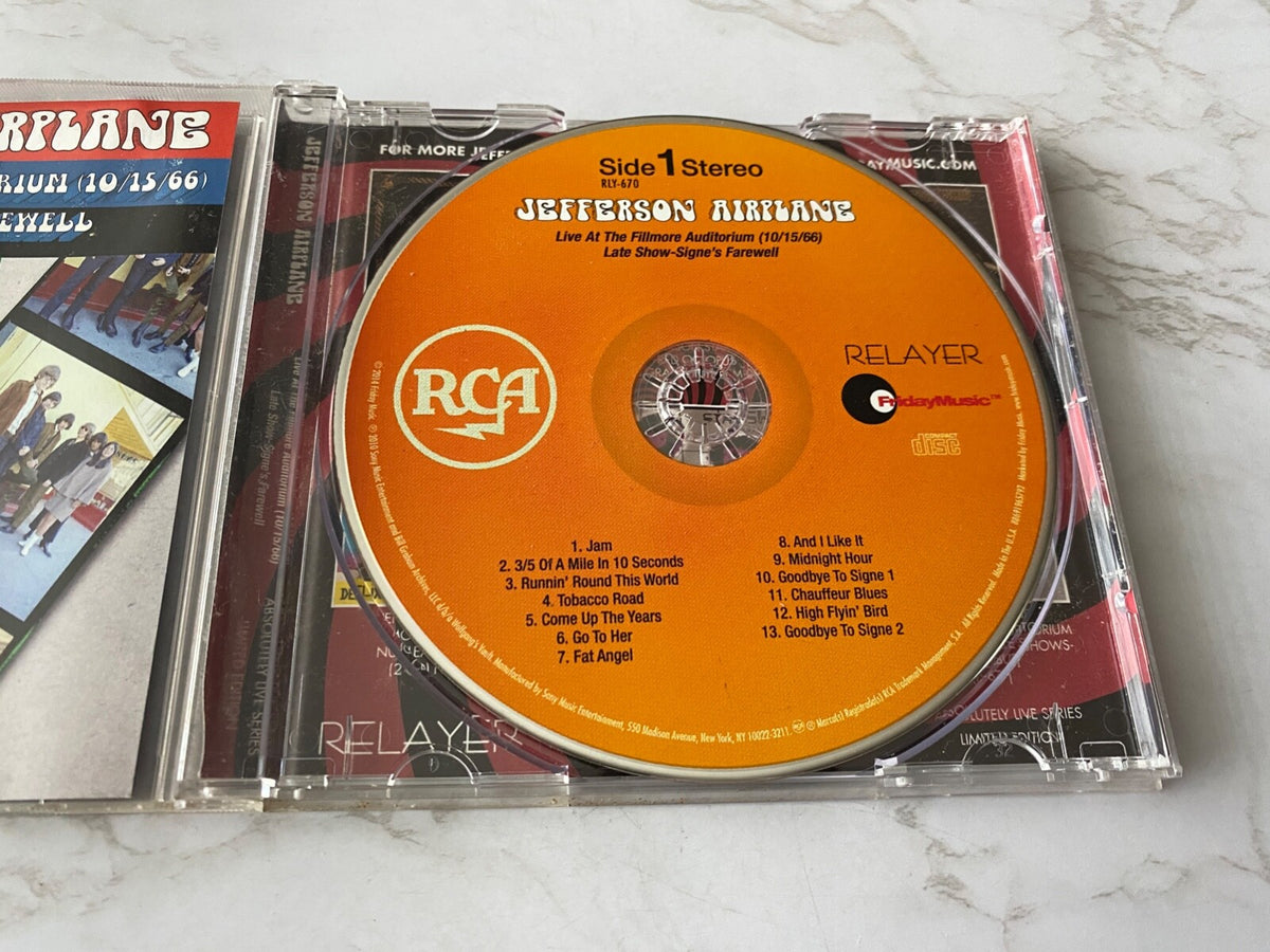 Jefferson Airplane – Live At The Fillmore Auditorium Late Show Signe's Farewell (2014)