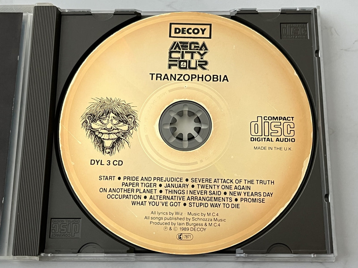 Mega City Four – Tranzophobia (First Pressing) (1989) [UK 1ST PRESS]