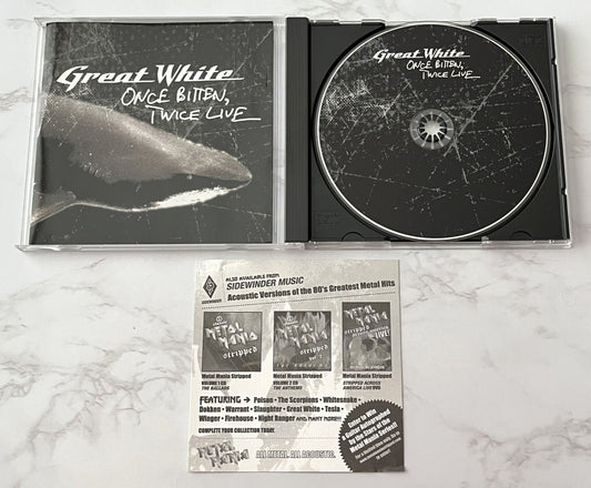 Great White – Once Bitte Twice Live (2006) [ORIGINAL USA PRESS]
