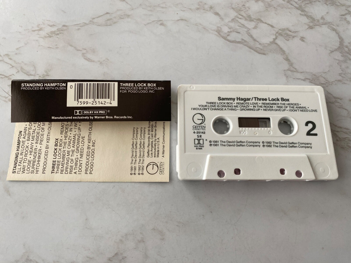 Sammy Hagar – Standing Hampton Three Lock Box (1982)