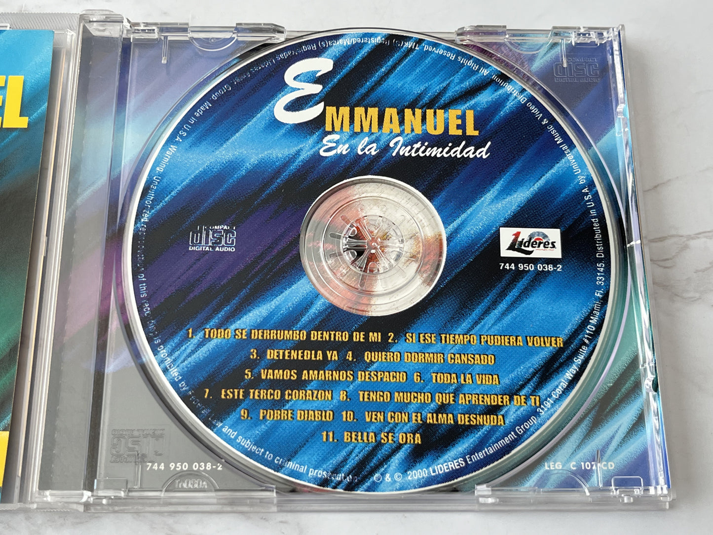 Emmanuel – En La Intimidad (2000) [ORIGINAL USA PRESS]