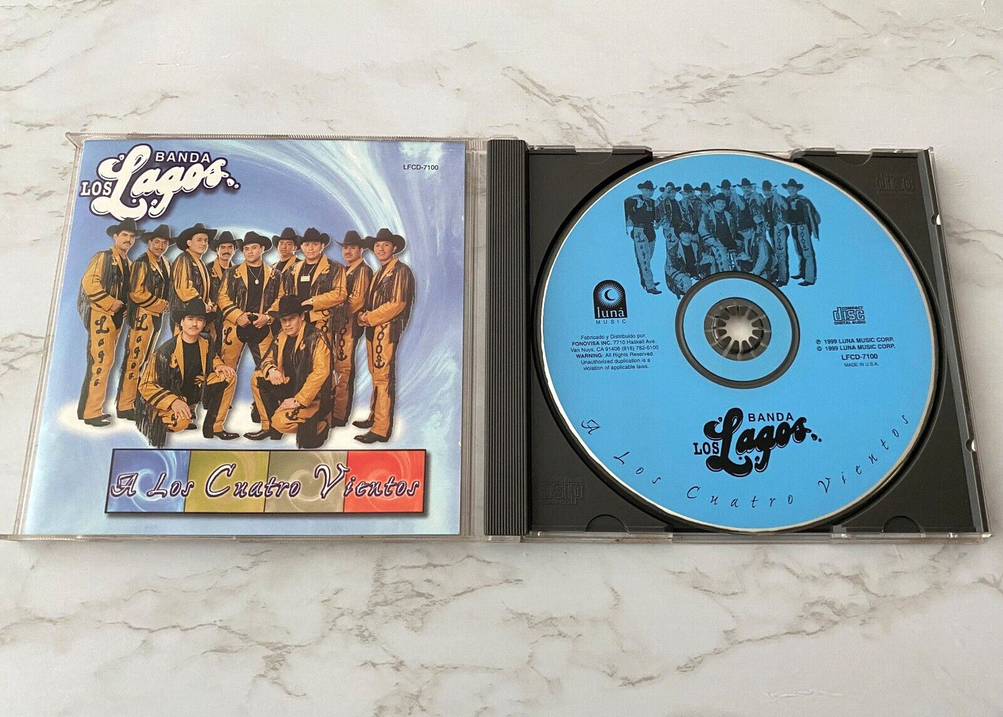 Banda Los Lagos – A Los Cuatro Vientos (1999) [ORIGINAL USA PRESS]