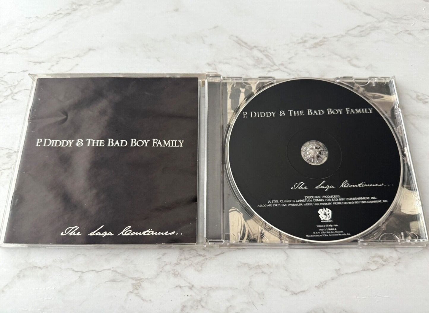 Puff Daddy – P. Diddy & The Bad Boy Family The Saga Continues (2001) [ORIGINAL USA PRESS]