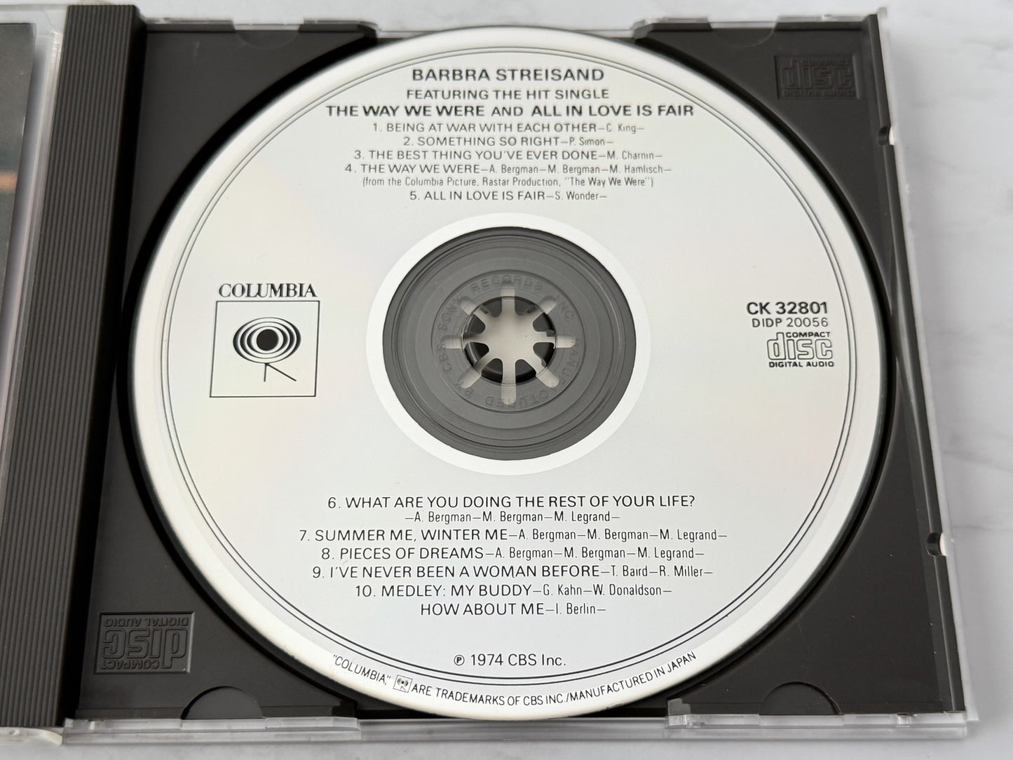 Barbra Streisand – The Way We Were (1984) [JAPAN TARGET ERA]