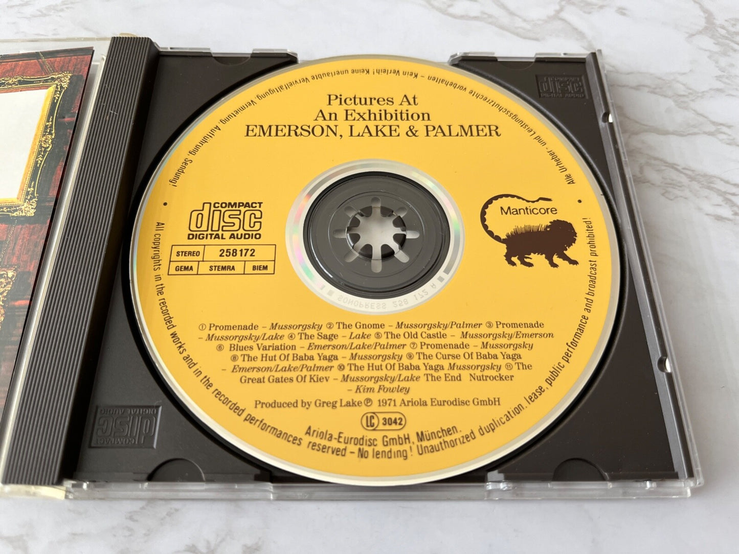 Emerson Lake & Palmer – Pictures At An Exhibition (1987) [W GERMANY TARGET ERA]