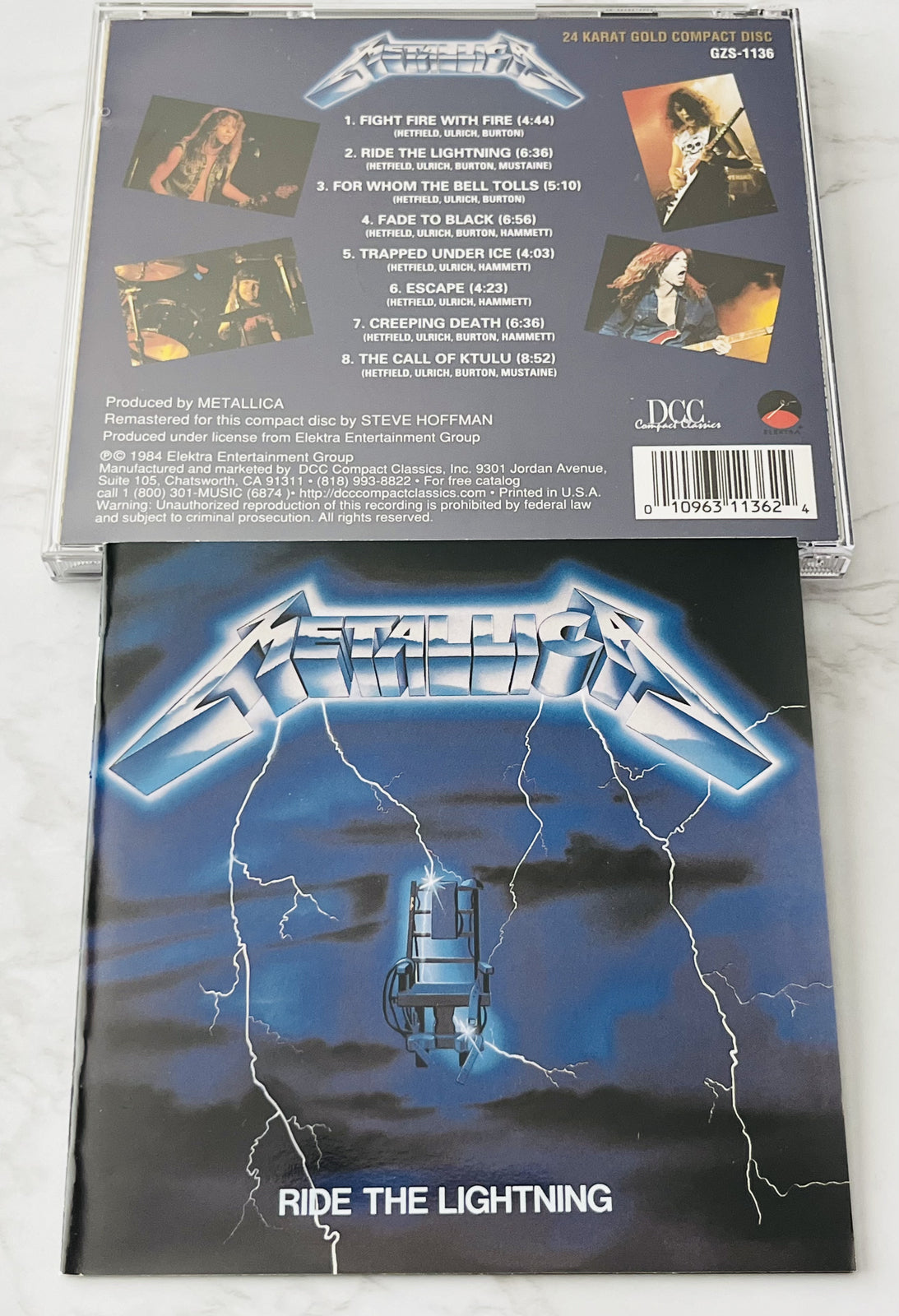 Metallica – Metallic Ride The Lightning (24KT Gold, DCC Gold, Audiophile) (2000)