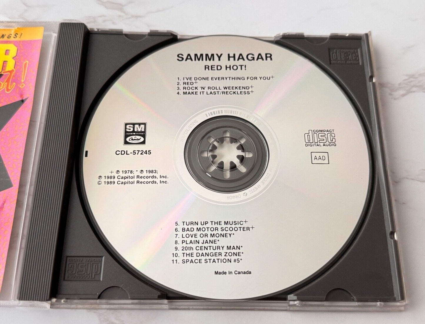 Sammy Hagar – Red Hot (1989) [CANADA PRESS]