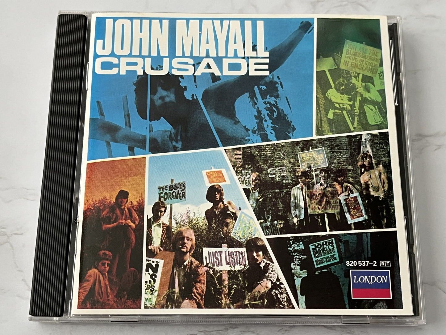John Mayall & The Bluesbreakers – John Mayall Bluesbreakers Crusade (1987) [USA SILVER DISC]