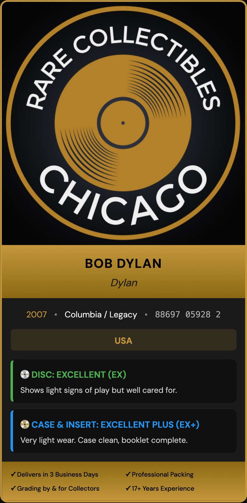 Bob Dylan – Dylan (2007) [ORIGINAL USA PRESS]