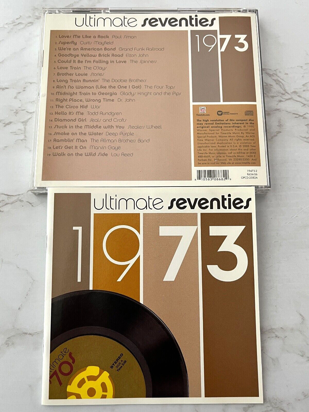 Deep Purple, Lou Reed, Marvin Gaye, Paul Simon, Todd Rundgren, Various – Time Life Ultimate Seventies 1973 (1990)