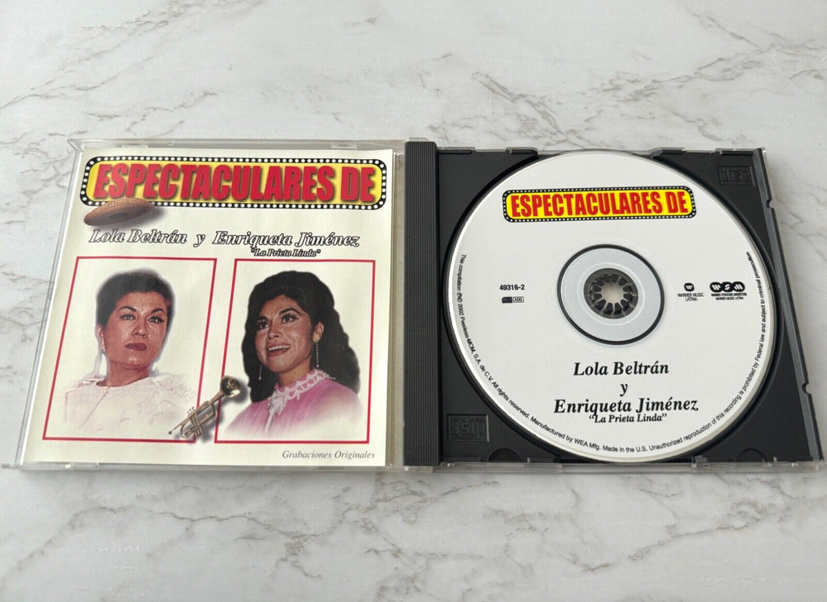 Lola Beltran, Enriqueta Jimenez – Espectaculares De Lola Beltran Y Enriqueta Jimenez (2002)