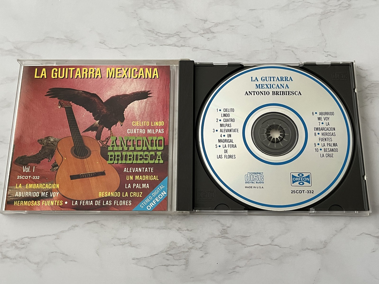 Antonio Bribiesca – La Guitarra Mexicana (1990s) [ORIGINAL USA PRESS]