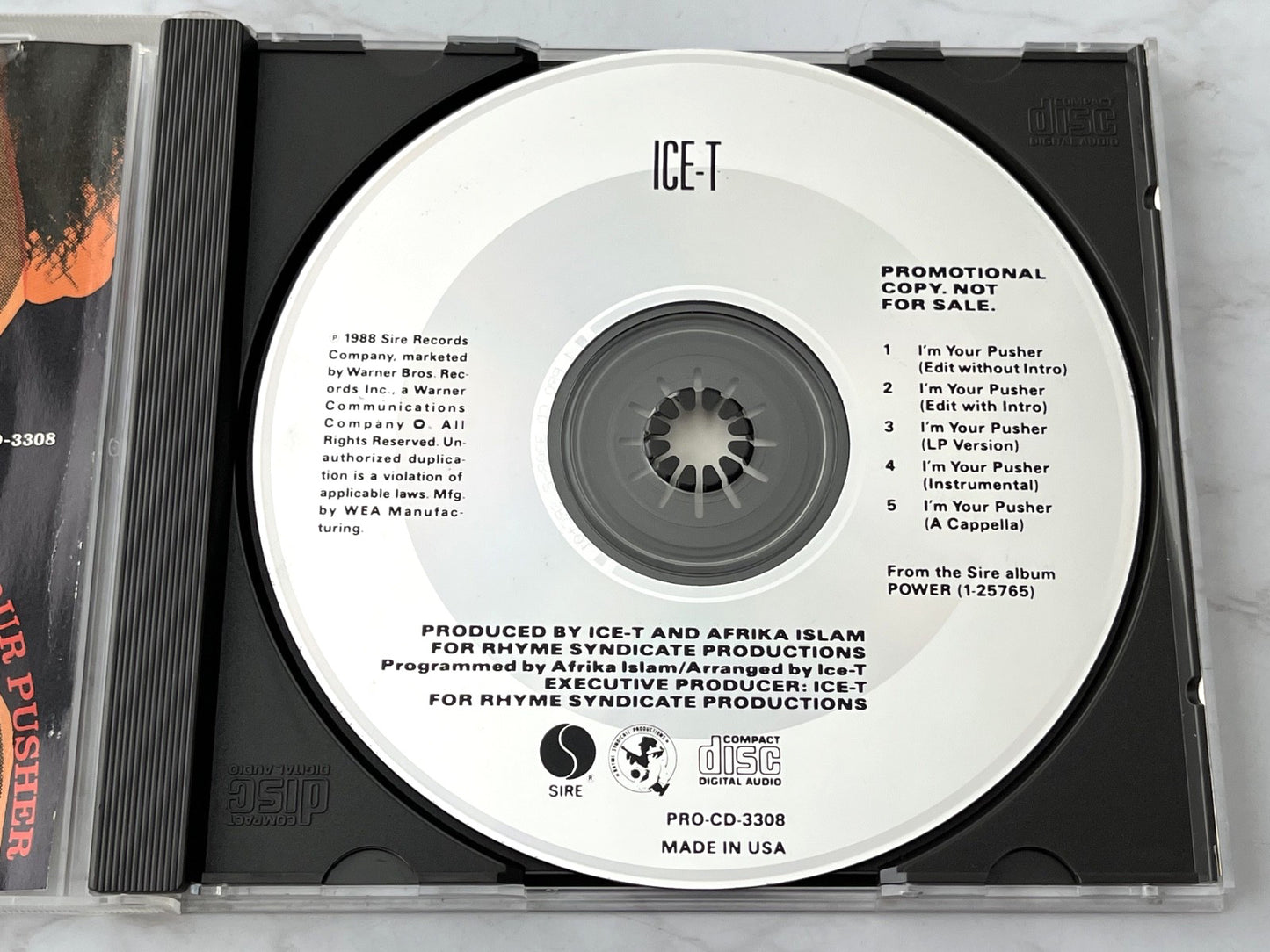 Ice-T – Ice-T I'm Your Pusher (Promo) (1988)