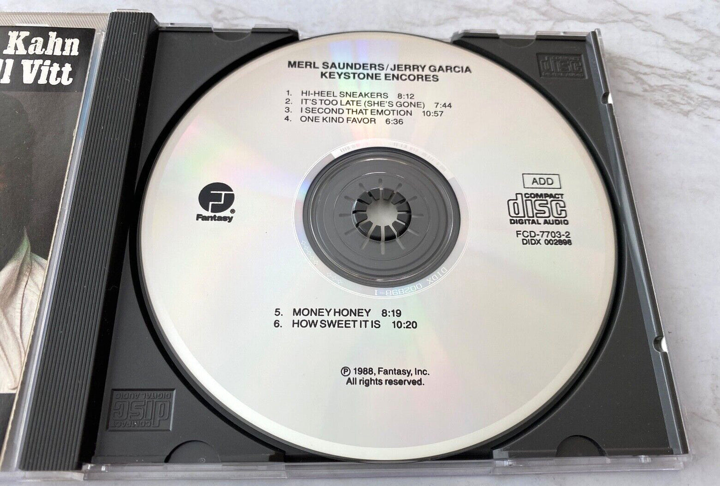 Jerry Garcia, Merl Saunders – Jerry Garcia Keystone Encores (1988) [ORIGINAL USA PRESS]