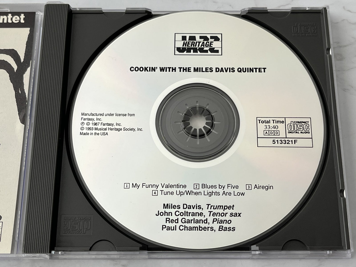 Miles Davis – The Miles Davis Quintet Cookin' With The Miles Davis Quintet (1993) [JVC PRESS]