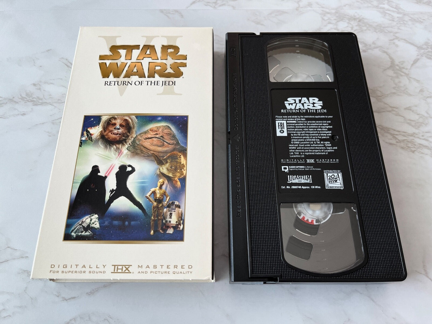 STAR WARS Trilogy 3 VHS Box Set 2000 THX SPECIAL EDITION! Lucasfilm
