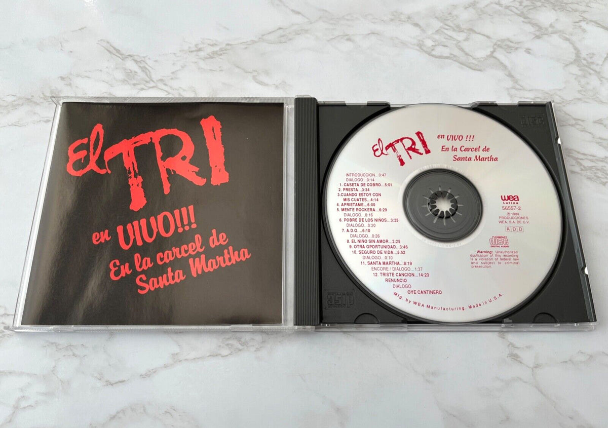 El Tri – En Vivo En La Carcel De Santa Martha (1989) [ORIGINAL USA PRESS]