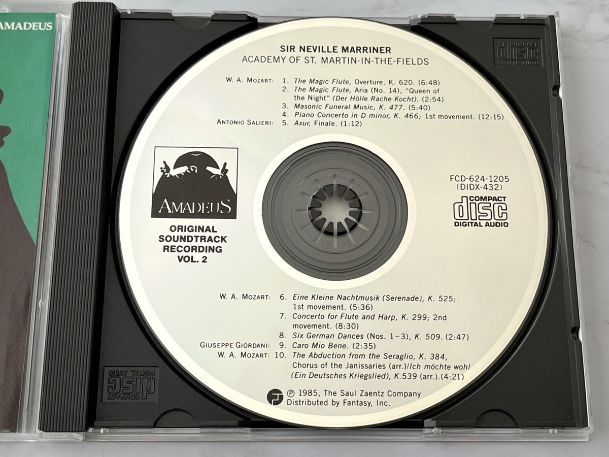Sir Neville Marriner – Amadeus Original Soundtrack Vol. 2 (1985) [DADC PRESS]