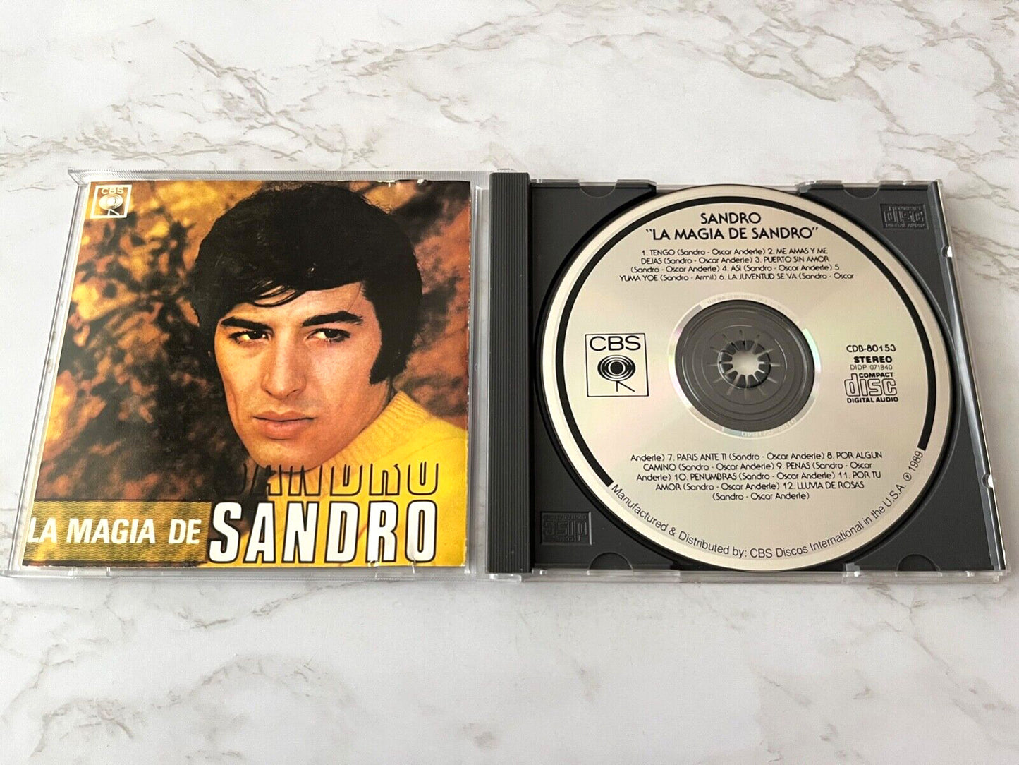 Sandro – La Magia De Sandro (1989) [ORIGINAL USA PRESS]